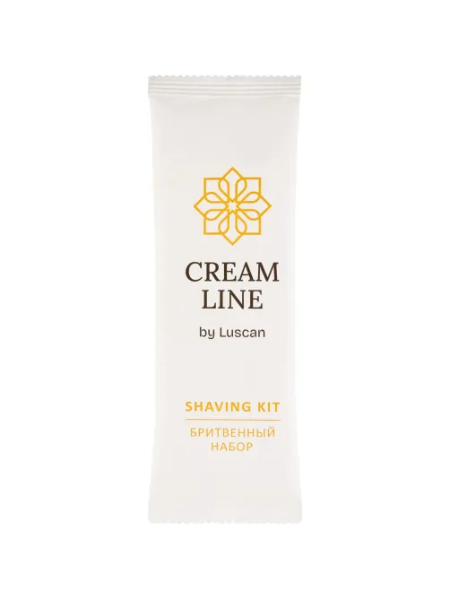 Набор бритвенный Luscan Cream Line флоупак,200шт