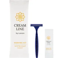 Набор бритвенный Luscan Cream Line флоупак,200шт