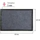 Коврик входной Tuff Lux влаговпитывающий  40x60 см. серый  Blabar/15