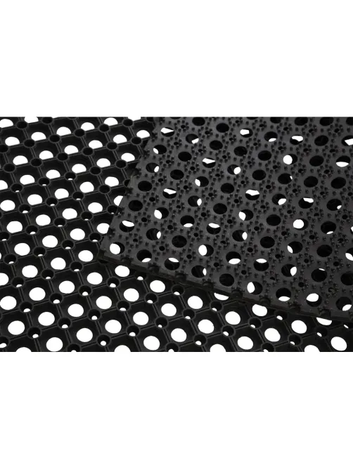 Коврик входной резиновый Luscan Professional 80x120х1,6 см черный