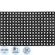 Коврик входной резиновый Luscan Professional 50x100х1,6 см черный