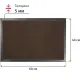 Коврик входной Tuff влаговпитывающий 40x60 см. коричневый   Blabar/15