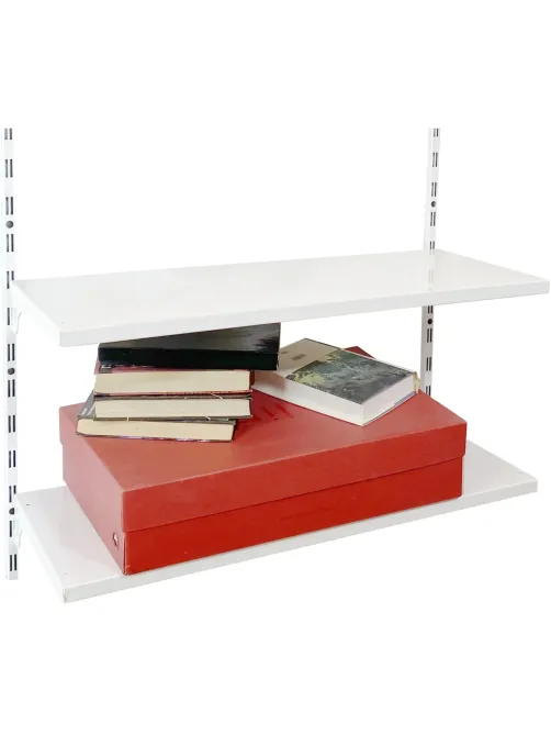 Полка РЭ_металл.усилен.ФОРТ ПУ-07W,д/стеллаж.систем 700x270 белый (701344)