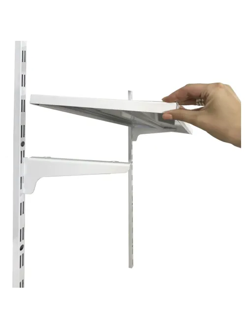 Полка РЭ_металл.усилен.ФОРТ ПУ-07W,д/стеллаж.систем 700x270 белый (701344)