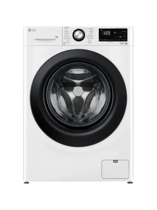 Стиральная машина LG F2V3PS6W кл.:A фронт. макс.:8кг белый инвертер
