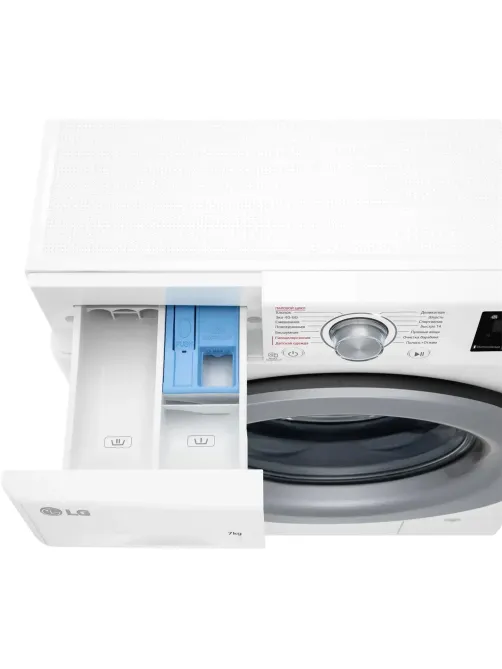 Стиральная машина LG F2V3HS4W кл.:A фронт. макс.:7кг белый инвертер