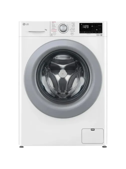 Стиральная машина LG F2V3HS4W кл.:A фронт. макс.:7кг белый инвертер