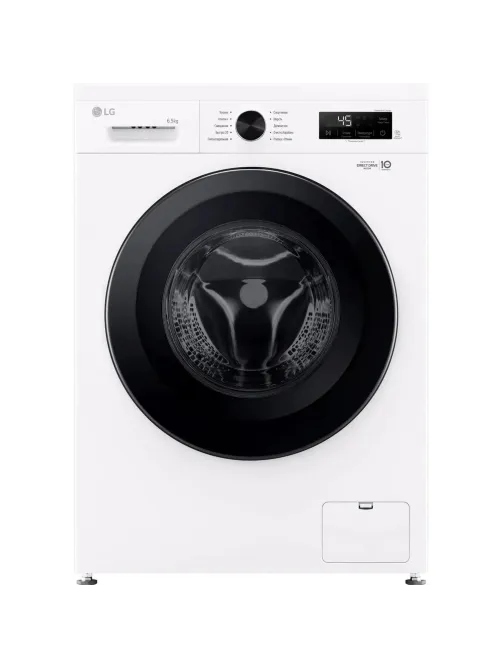 Стиральная машина LG F2Y1WS6W кл.:A фронт. макс.:6.5кг белый инвертер