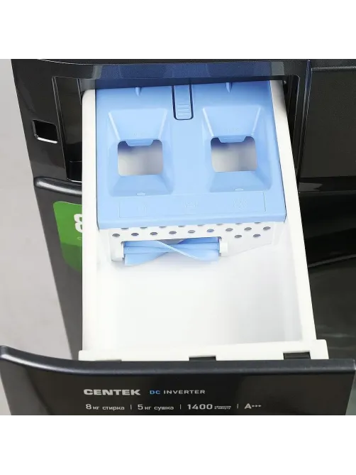 Стиральная машина Centek CT-1954(сер)8кг/16пр/Дисп/ INVERTER/Сушка 5кг/A