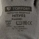 Перчатки защитные TOPFORT НПУ01 нейлон с ПУ покрытием р.7