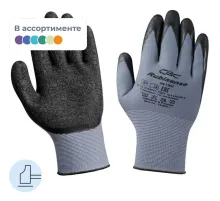 Перчатки защит.Rubisense pe15nl/46-371 полиэфир с латекс.текстурир.покр. р9