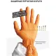 Перчатки кожаные рабочие JetaSafety JLE321-8 цв.синий/белый р.M