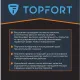 Перчатки защитные TOPFORT НТЛ01 нейлон латексным покрытием разм.8