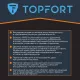 Перчатки защитные от порезов TOPFORT Сполдер Нит Е с нитр.покр. р.8