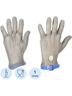 Перчатка кольчужная Certaflex Prima (пластиковый ремешок) CP0005009L р.L