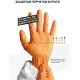 Перчатки трикотаж/иск.кожа утеплен. JetaSafety JLE625-10 цв.красн/сер р.XL