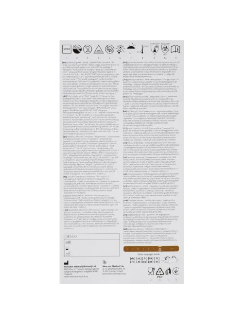 Перчатки одноразовые нитрил GOGRIP BLUE цв.голубой (25пар/уп) рXL,ПС