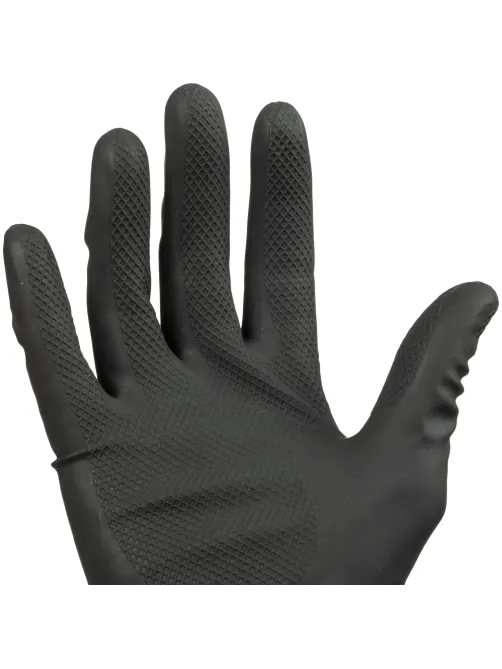 Перчатки латекс. черный Manipula КЩС-2 (L-U-032/CG-943) р.7-7,5,ПС