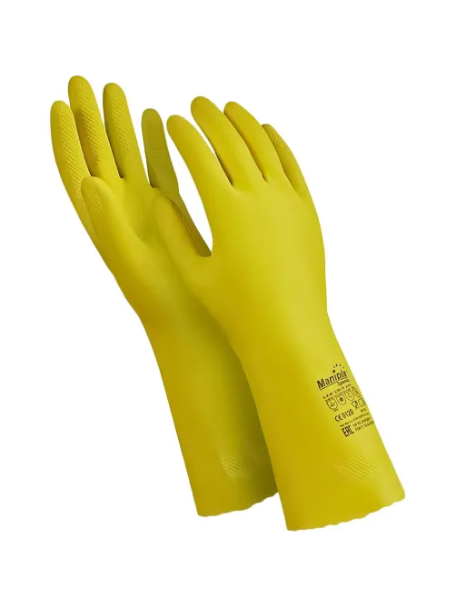 Перчатки защитные латекс Manipula БЛЕСК (L-F-01/CG-941) р.7-7,5 (S),ПС