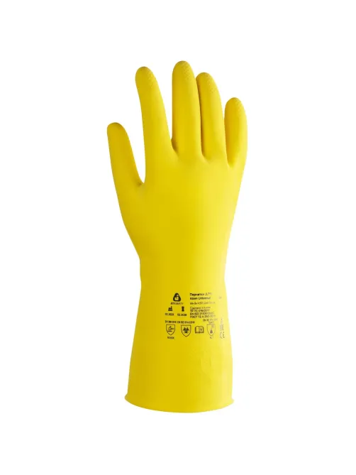 Перчатки латексные с напылением JetaSafety JL711 р.M