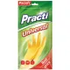 Перчатки резиновые PACLAN Practi латекс желтые р-р L 407898/4078984/4076724