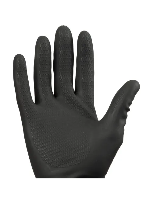 Перчатки латекс черный Manipula КЩС-1 (L-U-03/CG-942) р.10,ПС