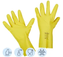 Перчатки защитные латекс Manipula БЛЕСК (L-F-01/CG-941) р.7-7,5 (S),ПС