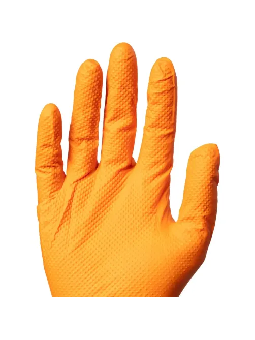 Перчатки одноразовые нитрил GOGRIP ORANGE цв.оранжевый (25пар/уп) рXL,ПС