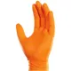 Перчатки одноразовые нитрил Steel Grip цв.оранжевый (50 пар/уп)р.XXL,ПС