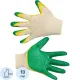 Перчатки трикотаж с дв латекс заливкой арт.ct25l2/16-422 13кл 10пар/уп