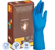Перчатки латекс., н/с, н/о, S&C High Risk TL210/ DL210 (L)25пар/уп,ПС