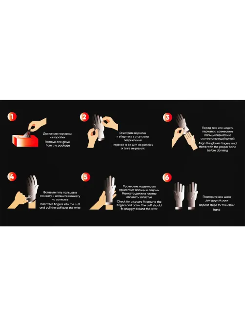 Перчатки одноразовые нитрил Steel Grip цв.черный (50 пар/уп)р.XXL,ПС
