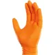 Перчатки одноразовые нитрил Steel Grip цв.оранжевый (50 пар/уп)р.М,ПС