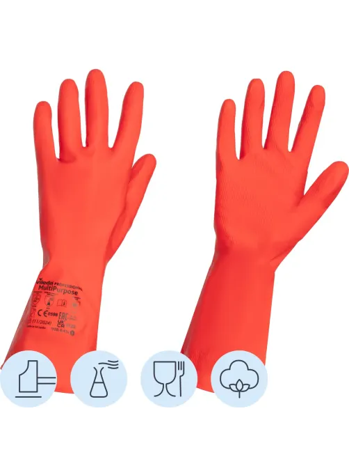Перчатки резиновые Vileda Profes латекс красный рXL 102589/174348,ПС