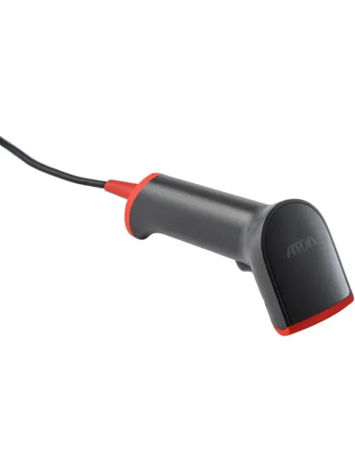 Сканер штрих-кода АТОЛ Impulse 12 (2D, серый, USB, c подставкой)
