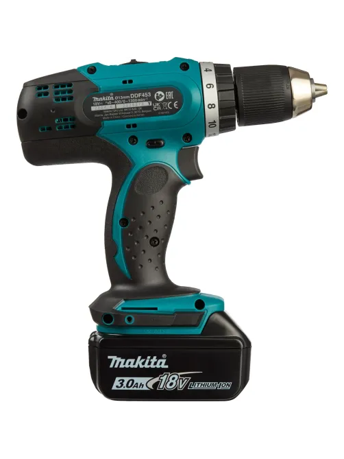 Дрель-шуруповерт аккум. MAKITA 18В, LXT, 42Нм, 2х3.0Ач (DDF453RFE)