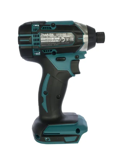 Шуруповерт ак(уд),18В,Li-ion,0-3500об\м,6-ти гр1\4,165Нм, Makita DTD152Z
