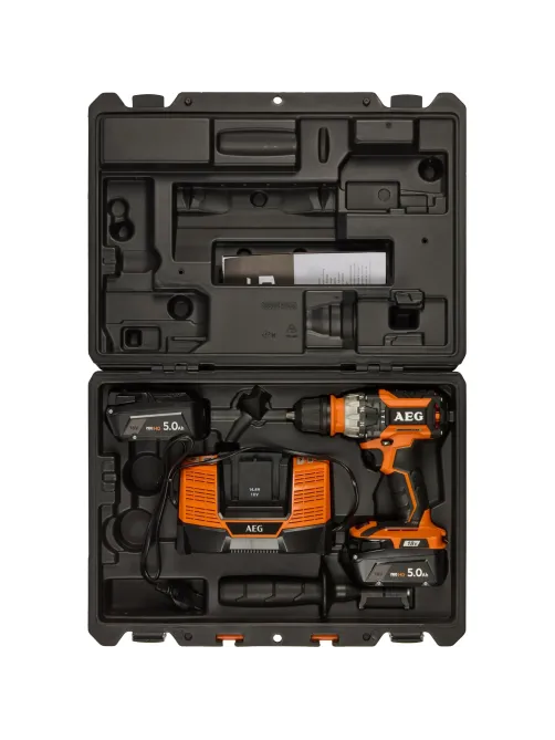 Дрель-шуруповерт бесщеточная аккумуляторная AEG BSB18CBLLI-502C 4935459396