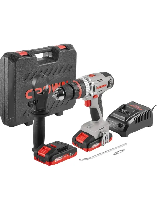 Дрель-шуруповерт ударная аккумуляторная BL CROWN CT21093HMX-2 BMC