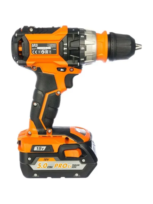 Дрель-шуруповерт бесщеточная аккумуляторная AEG BSB18CBLLI-502C 4935459396