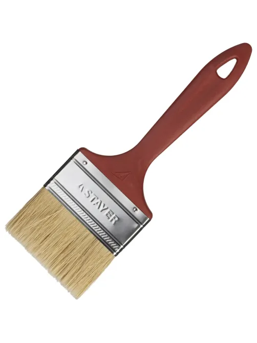 Кисть плоская STAYER UNIVERSAL-MASTER, натуральная щетина, 75мм 0107-75-Z01
