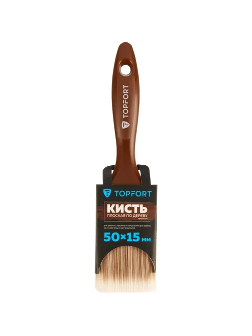 Кисть плоская по дереву Topfort Optimum 50х15