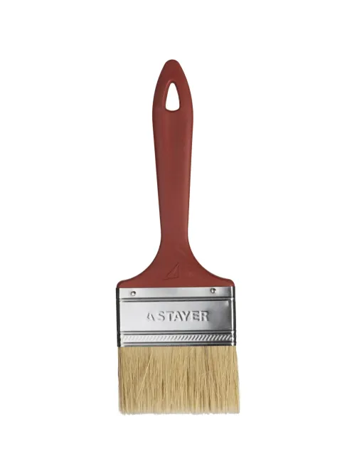 Кисть плоская STAYER UNIVERSAL-MASTER, натуральная щетина, 75мм 0107-75-Z01