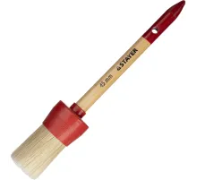 Кисть круглая STAYER MASTER, светлая натурал. щетина, №12 x45мм  0141-45