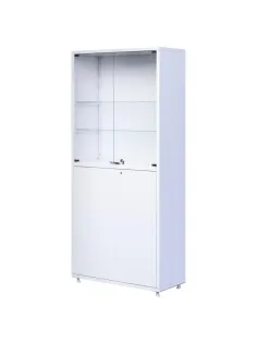Шкаф MEG_медицинский 2секц.двухств. ШМ-02 МСК-647.02/06 ст/мет,700х320х1655