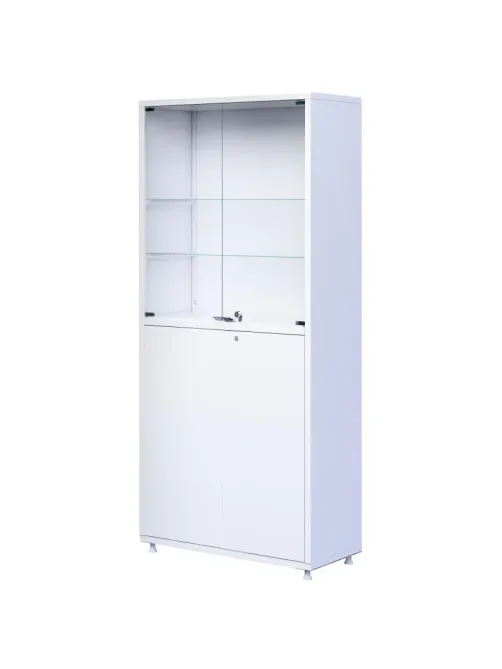 Шкаф MEG_медицинский 2секц.двухств. ШМ-02 МСК-647.02/06 ст/мет,700х320х1655