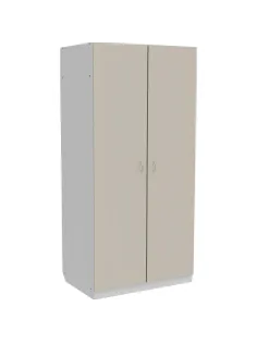 Шкаф для одежды медицинский MEG_2-х ств.1отд ЛДСП ШМО (код МД-501.02) белый