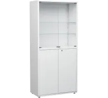 Шкаф MEG_медицинский 2секц.двухств. ШМ-02 МСК-648.02/06 ст/мет,800х400х1750