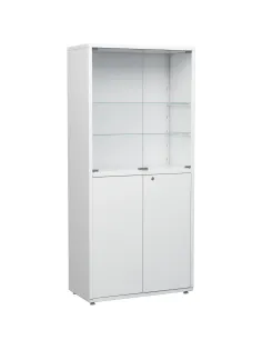 Шкаф MEG_медицинский 2секц.двухств. ШМ-02 МСК-648.02/06 ст/мет,800х400х1750