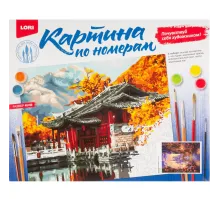Картина по номерам на картоне 40x50 см Волшебный замок Кпн-398